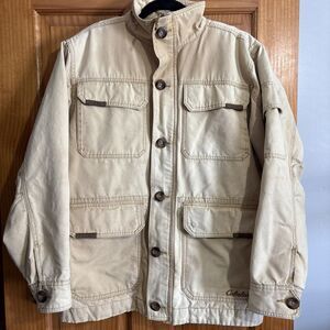 CABELAS Sherpa Lined Canvas PRIMALOFT Field Chore Barn M Jacket Men’s